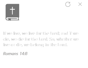 Daily bible verses widget preview