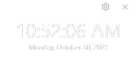 Date & Time widget preview