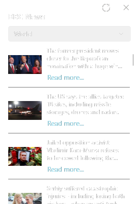 News by BBC widget preview