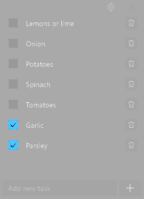 To-do list widget preview