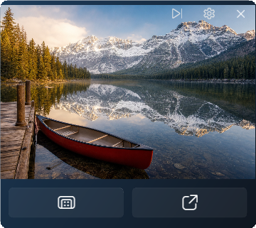 My Pictures widget preview