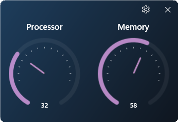 System Info widget preview